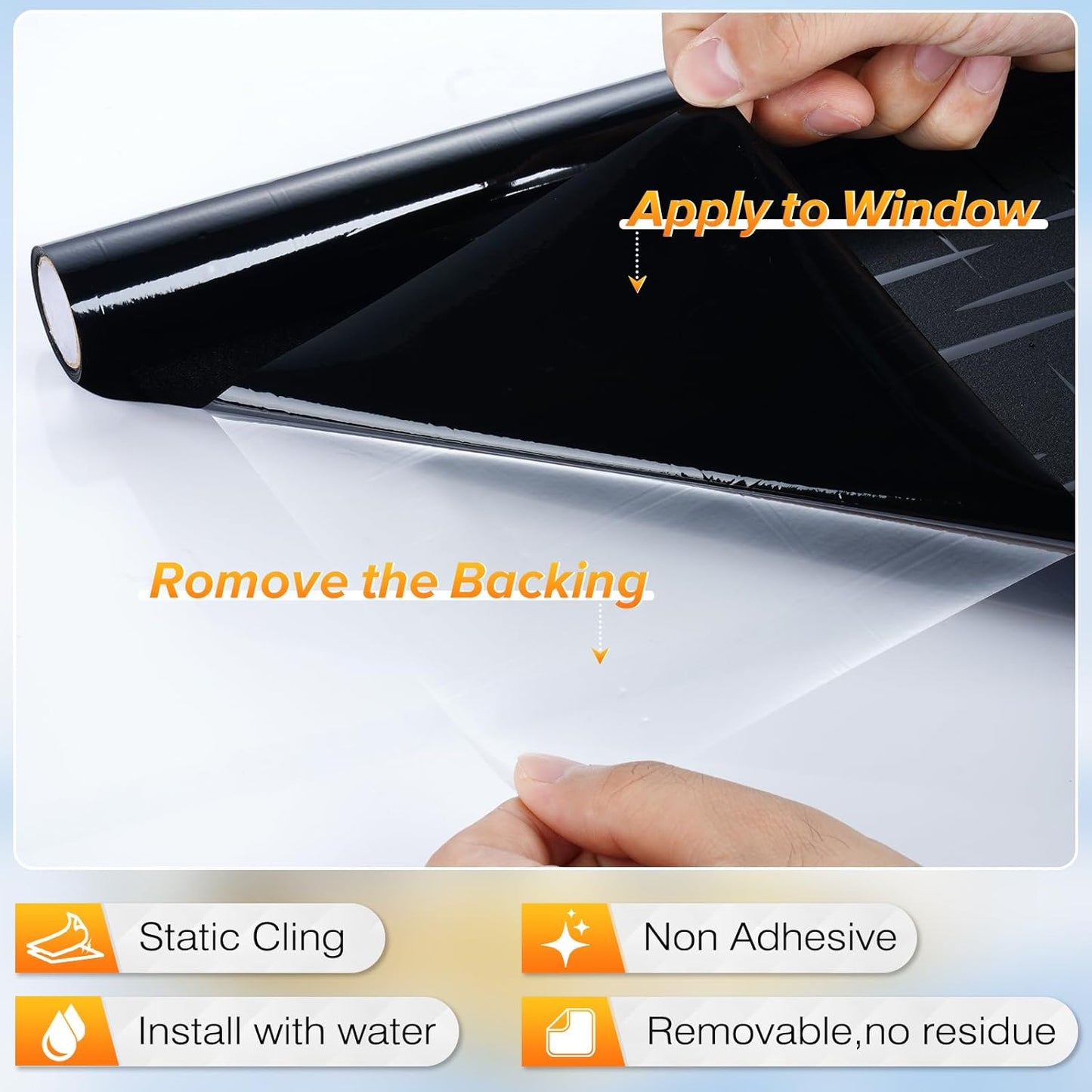 3D Cross Privacy Blackout Window Film