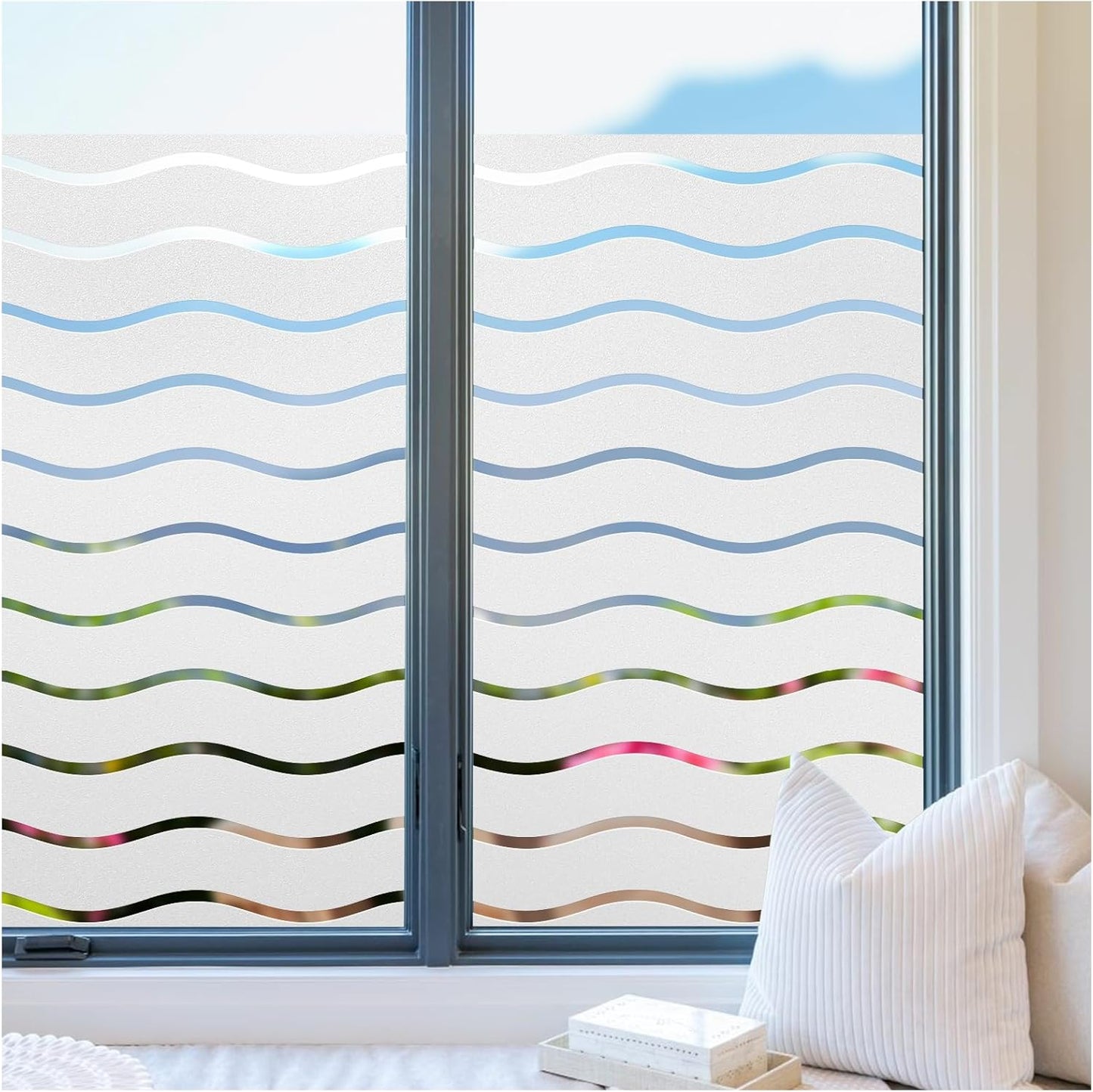 Blinds Lines Pattern Frosted Window Film