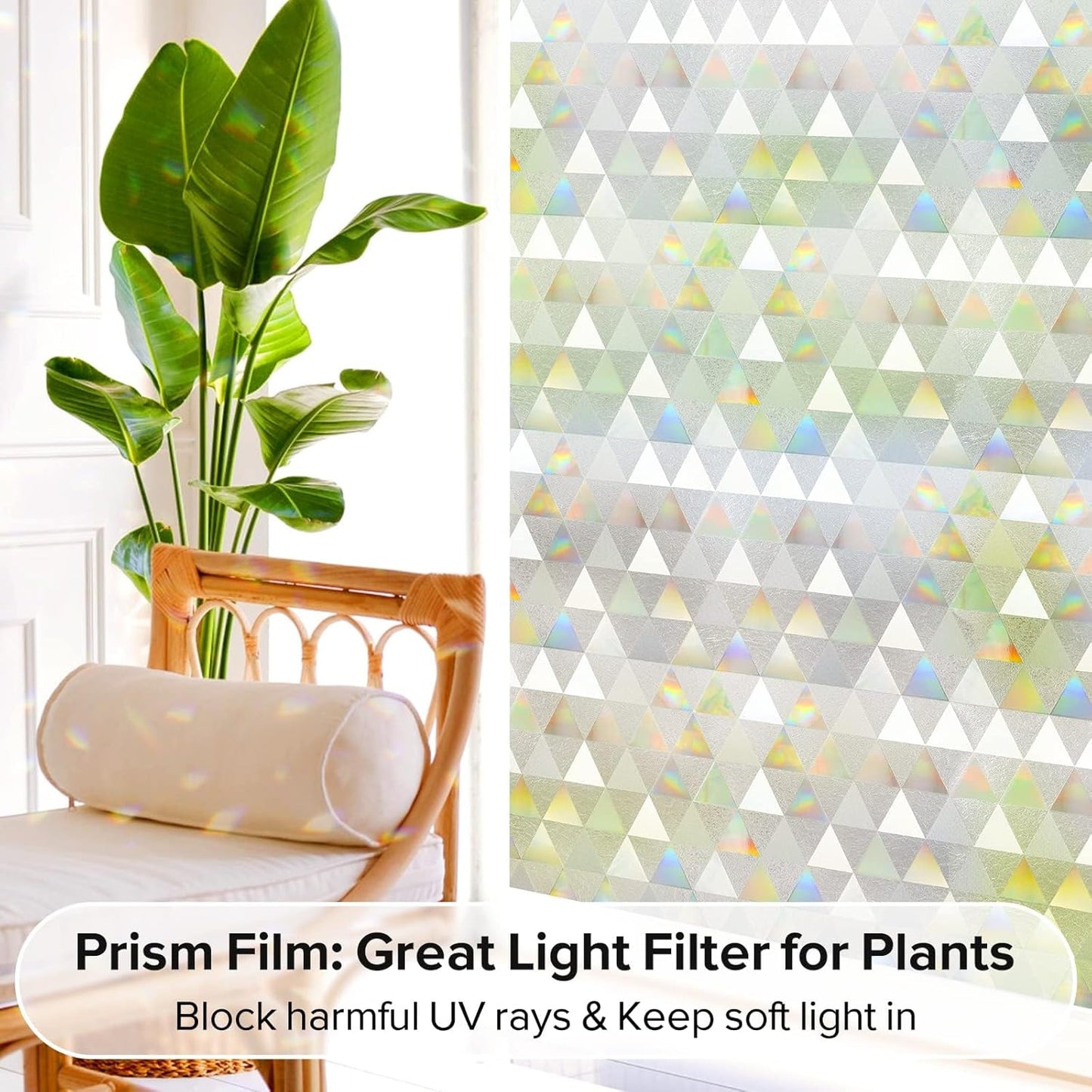Prism Rainbow Privacy Window Film