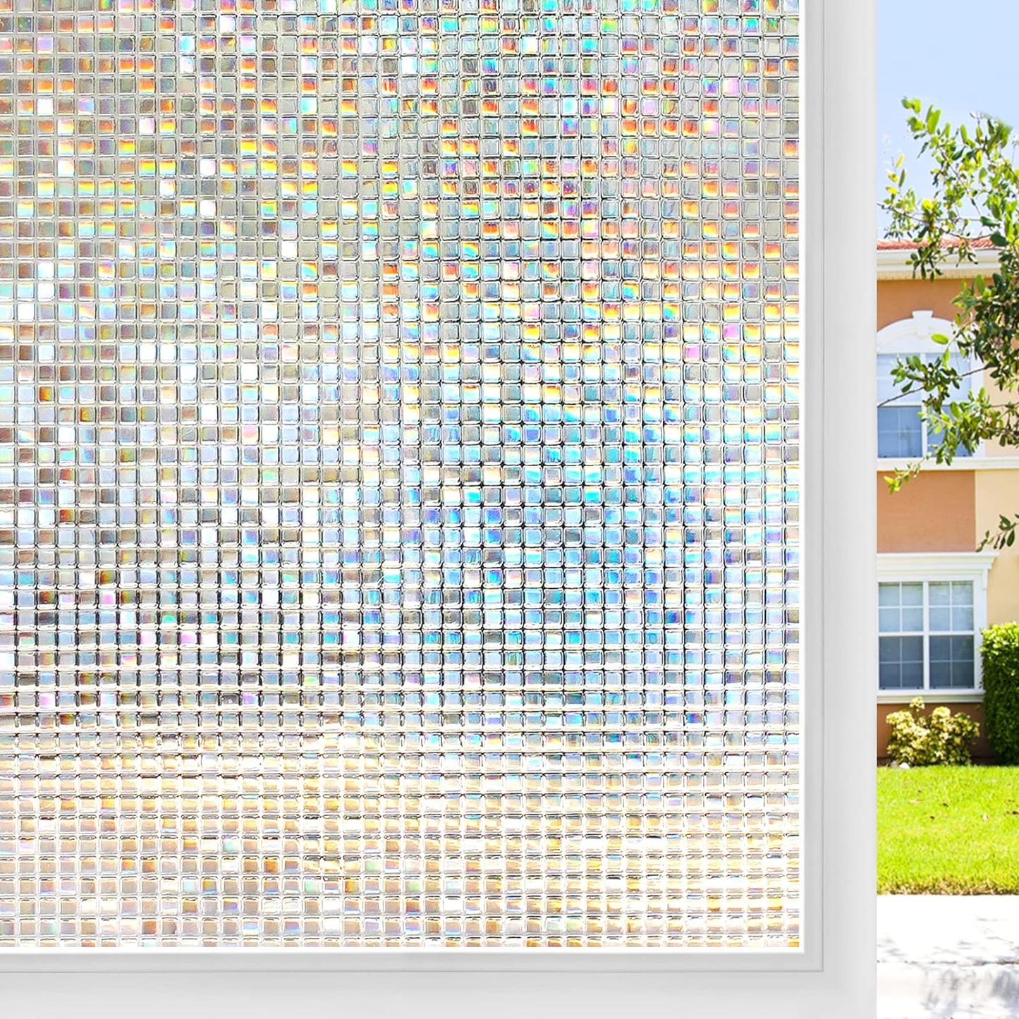 3D Stained Glass Privacy Window Film