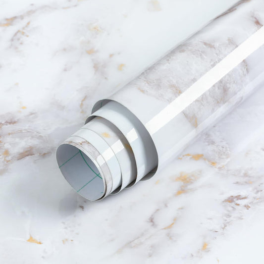 Glossy Marble Waterpoof Contact Paper