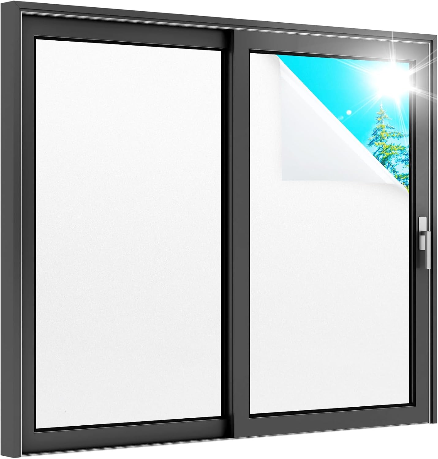 Static Cling Frosted Glass Window Film