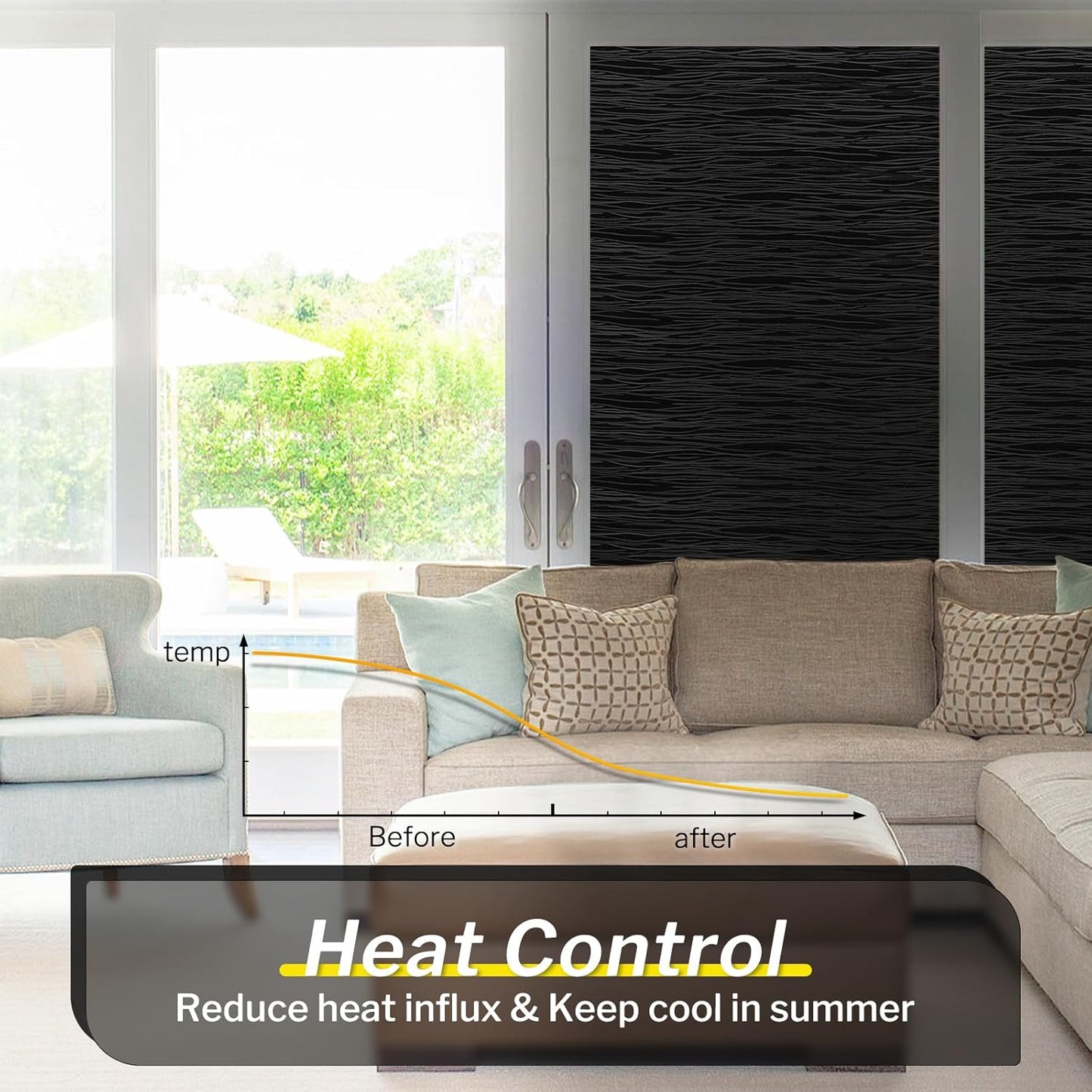 Heat Control Frosted Glass Window Film
