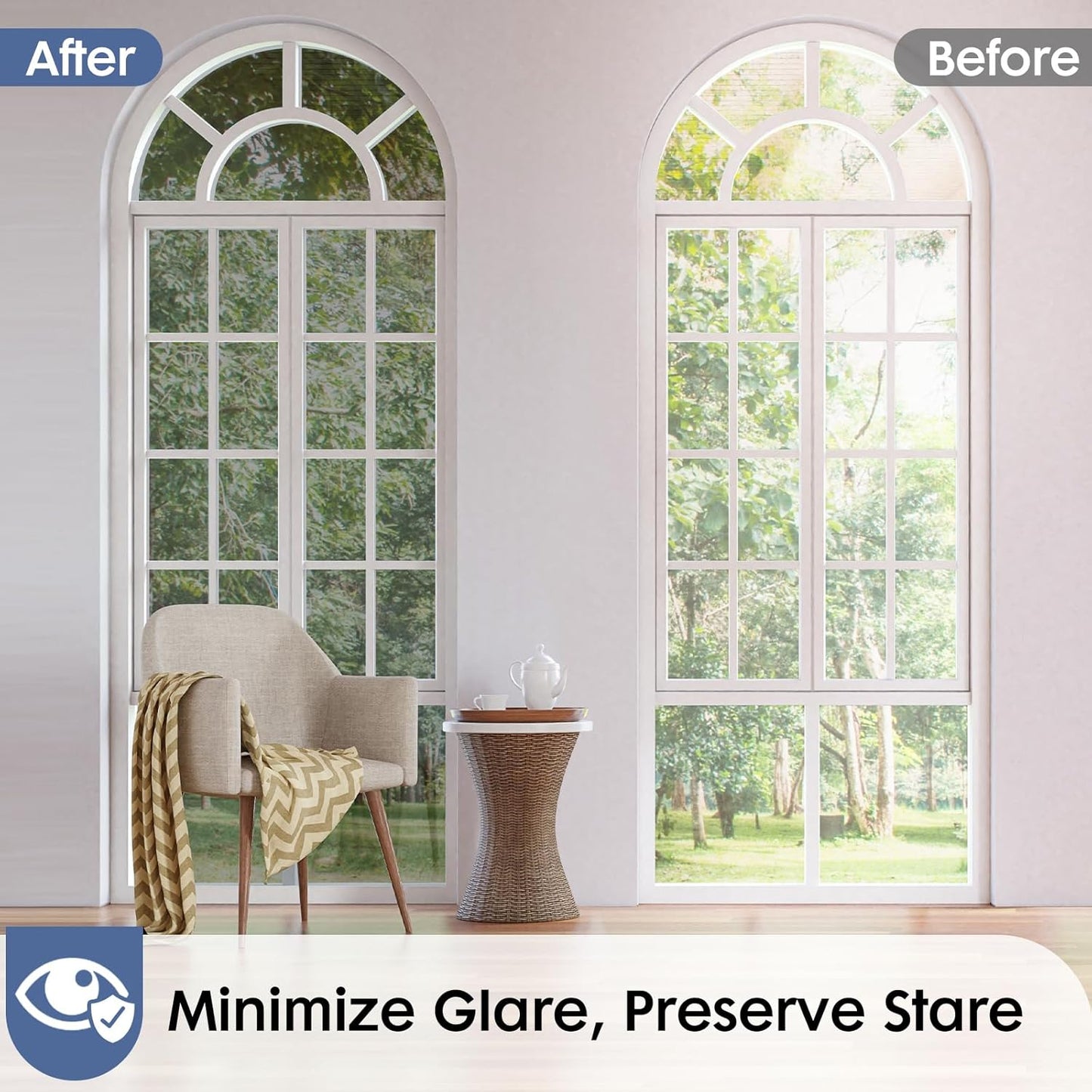 Silver Privacy One Way Window Film