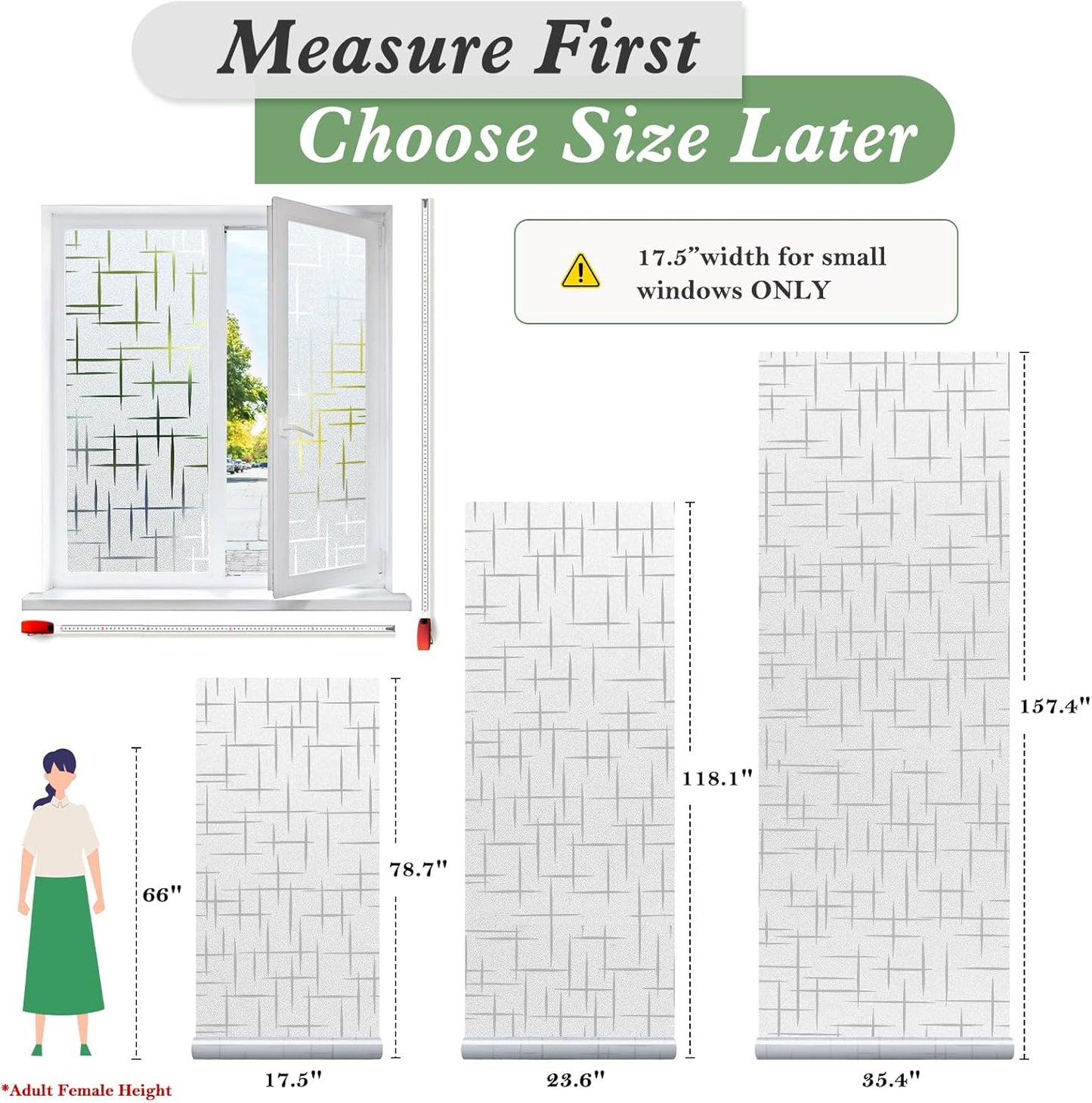 Cross Pattern UV Blocking Window Film