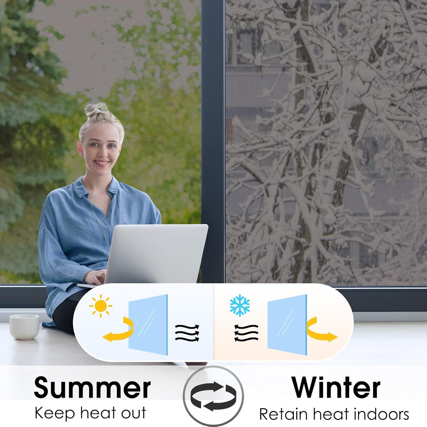 Daytime Privacy One Way Window Film