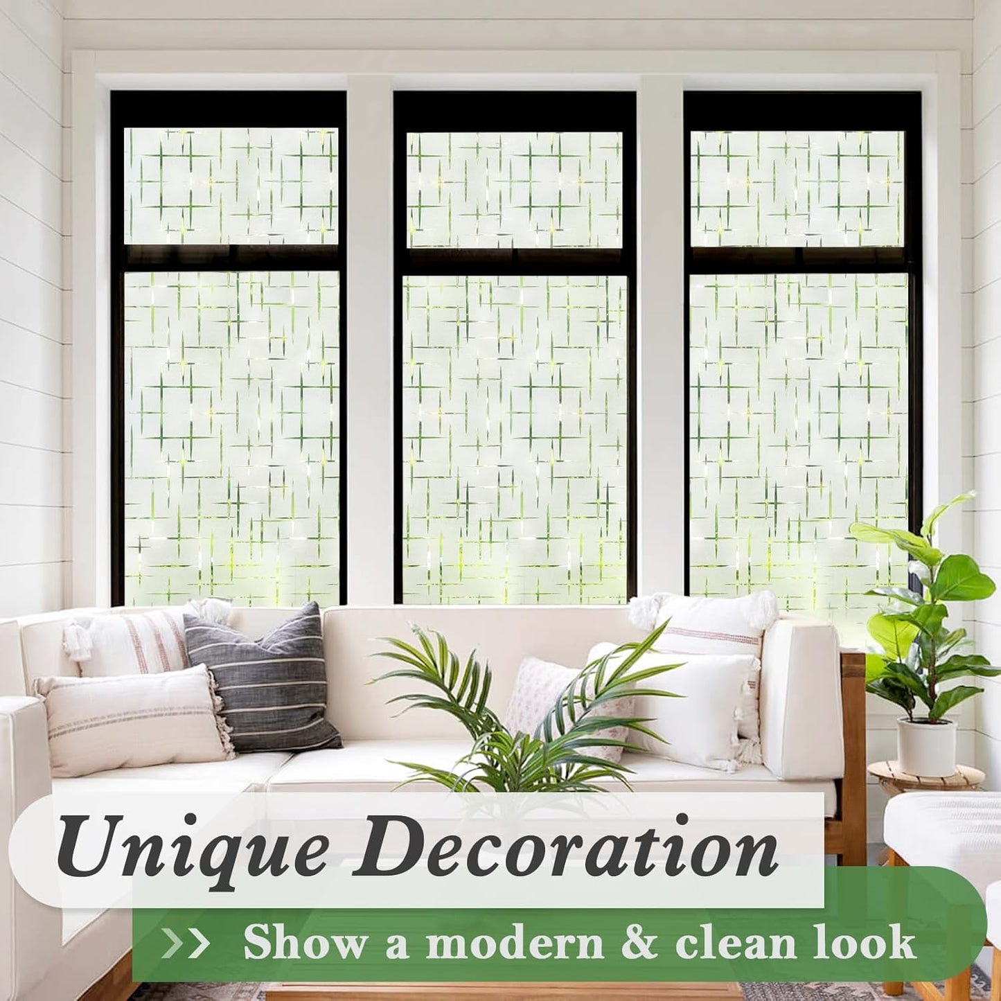 Cross Pattern UV Blocking Window Film