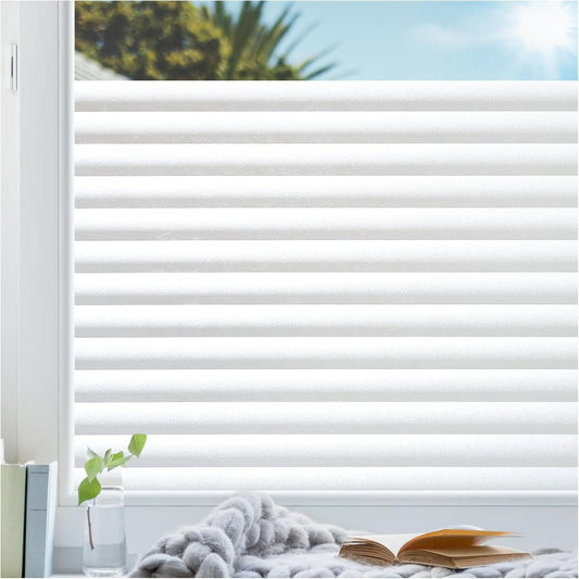 Blinds Lines Pattern Frosted Window Film