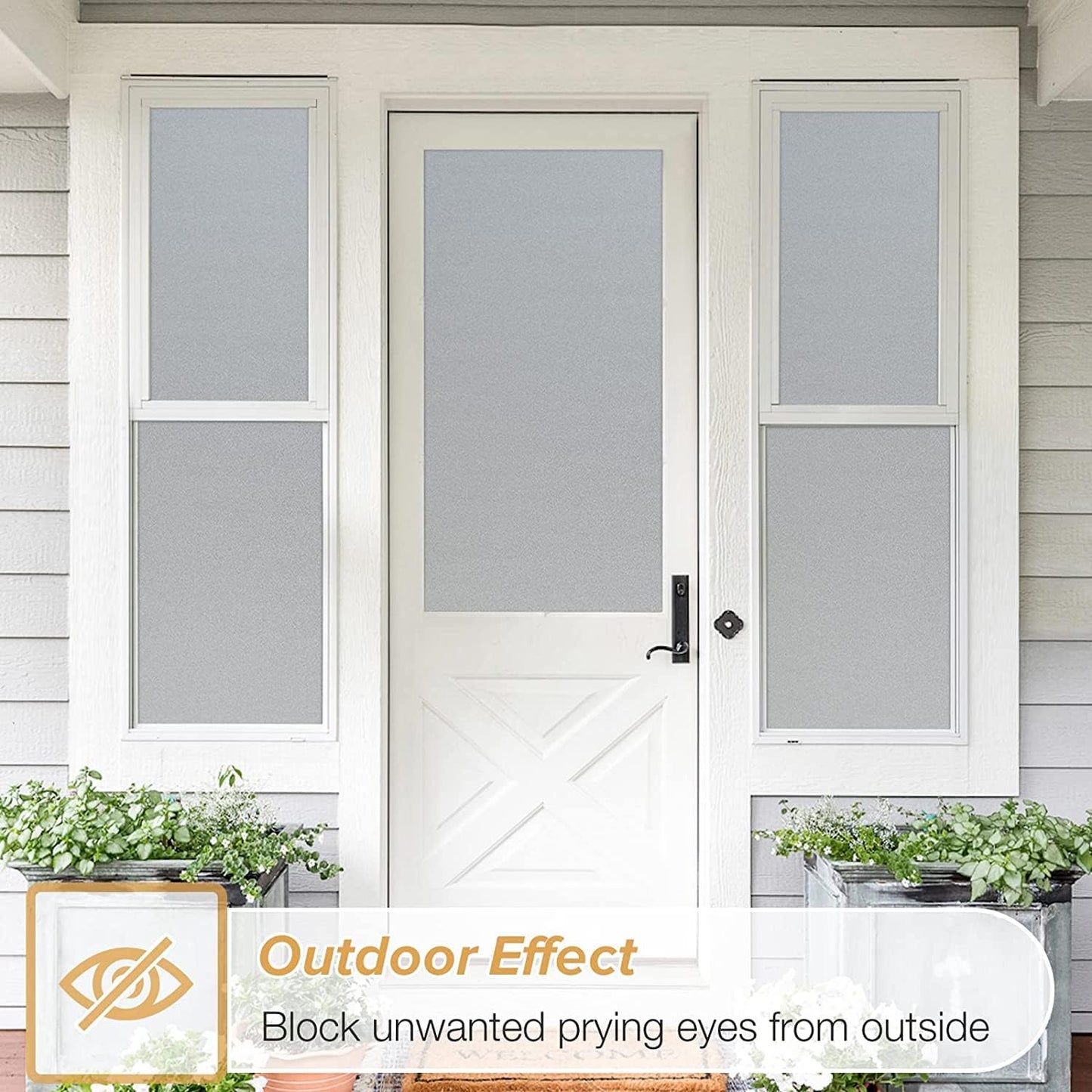 Static Cling Frosted Glass Window Film