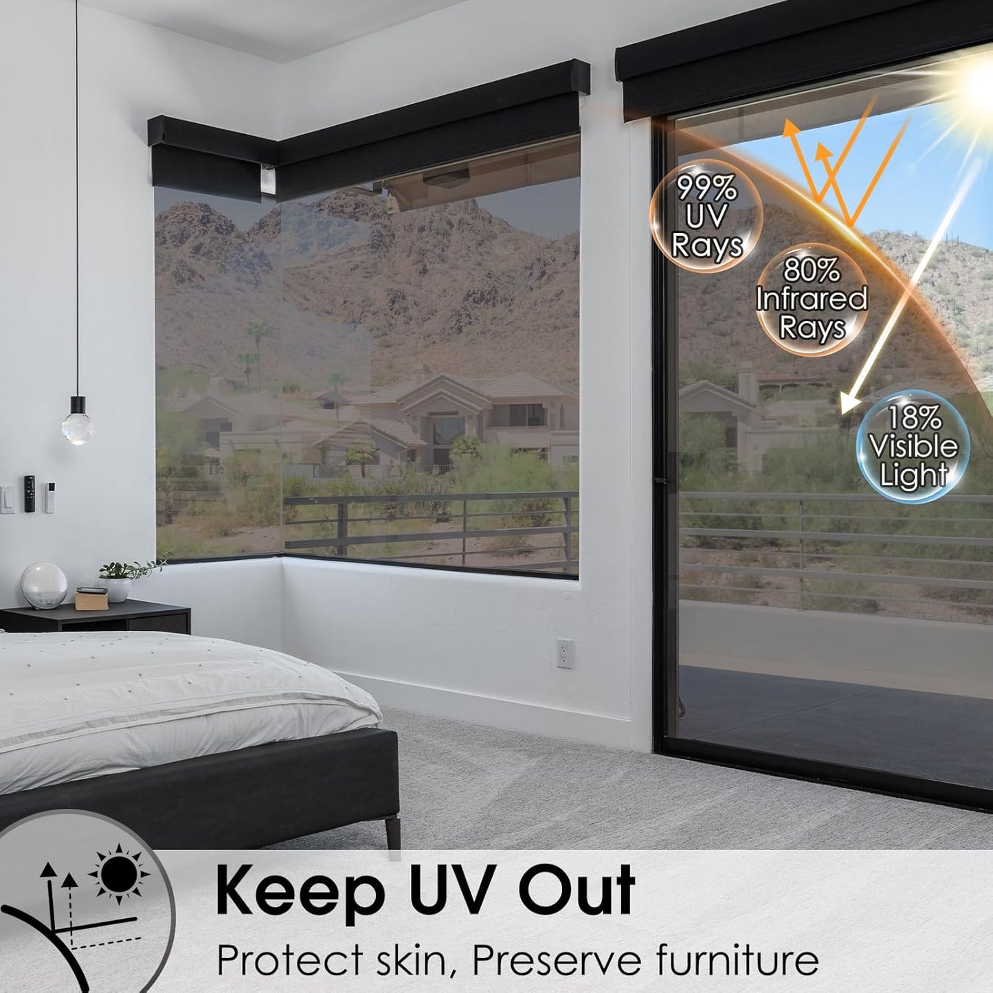 Daytime Privacy One Way Window Film