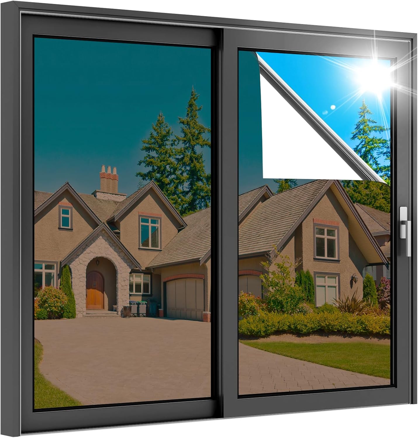 Static Cling Frosted Glass Window Film