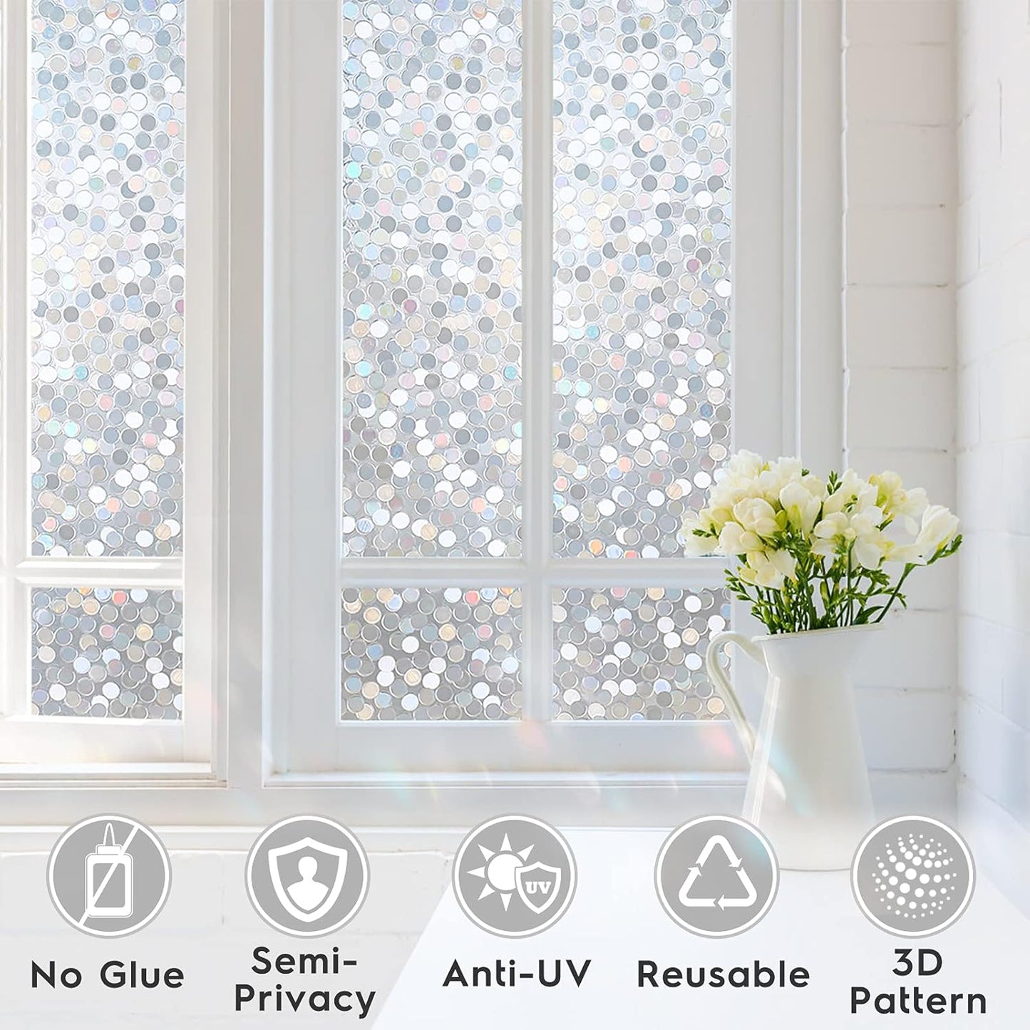 3D Round Dream Decorative Window Film