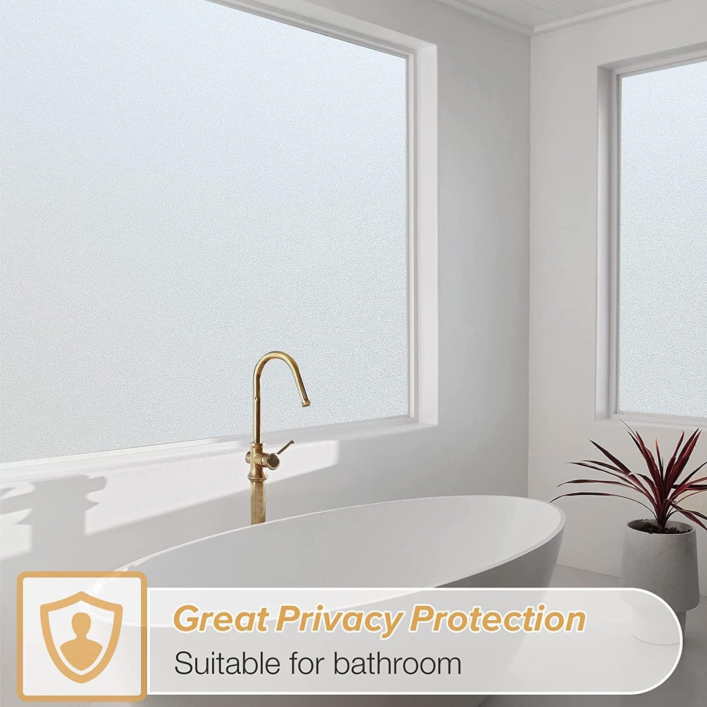 Static Cling Frosted Glass Window Film