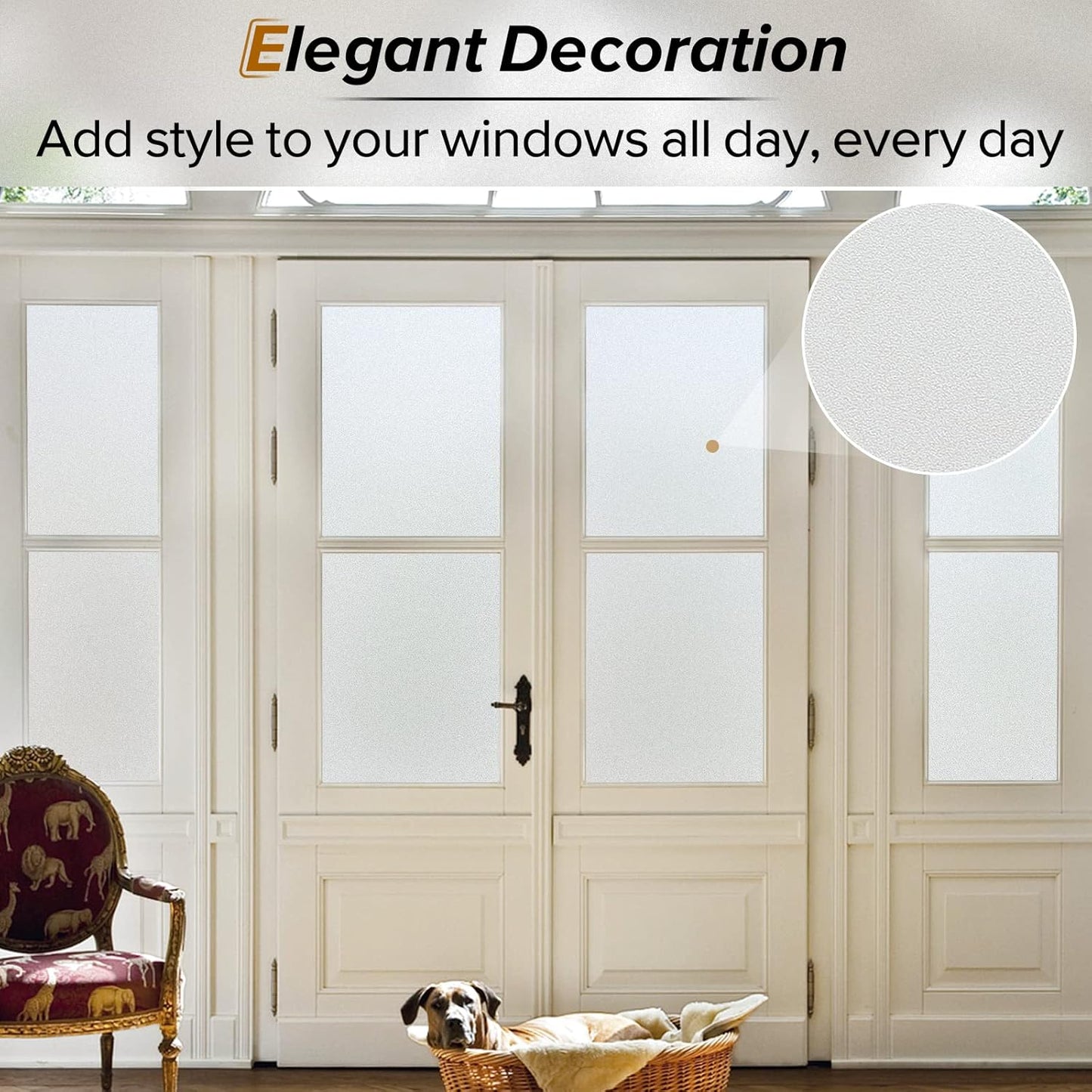 High Privacy Frosted Window Film