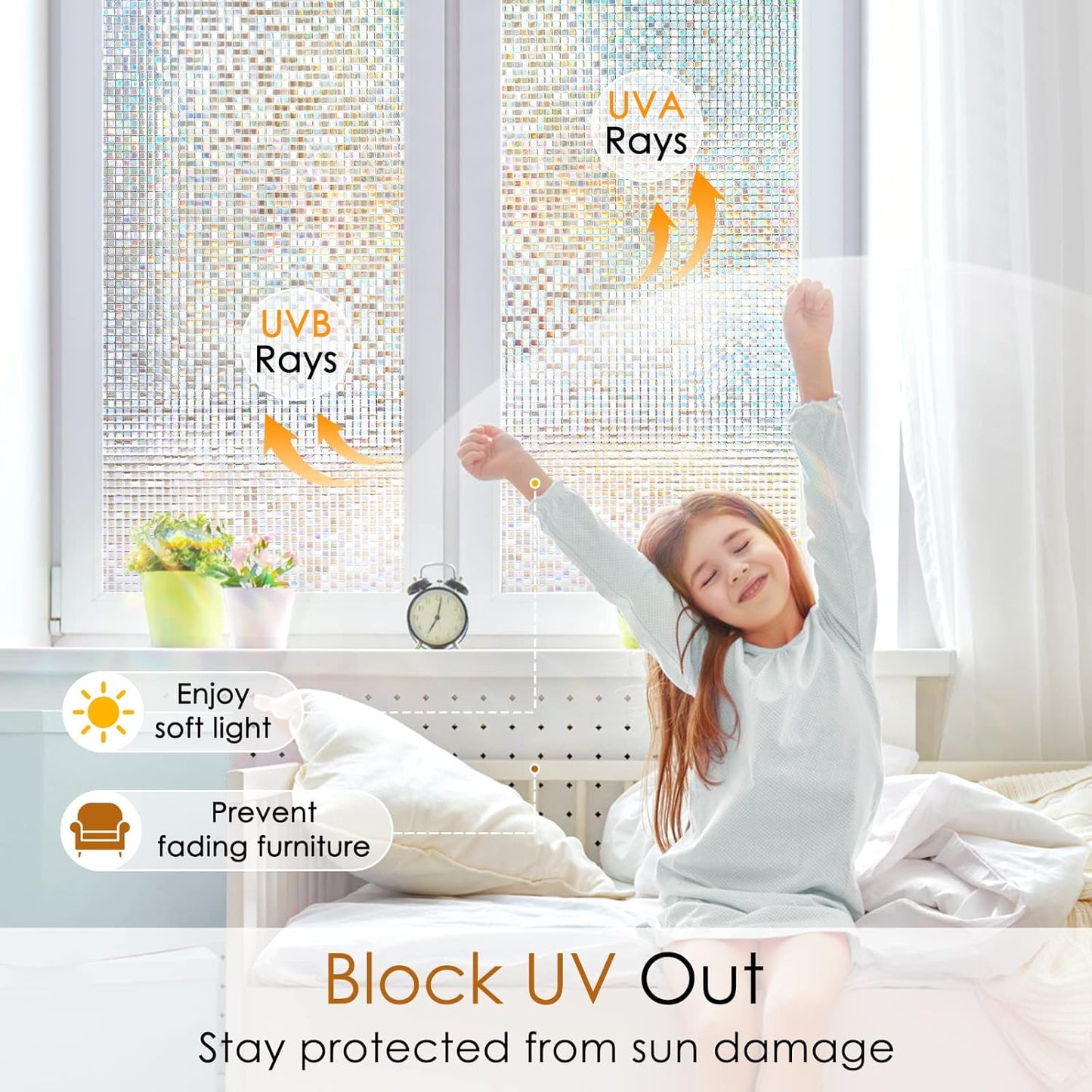 Mosaic Anti-UV Decorative Window Film