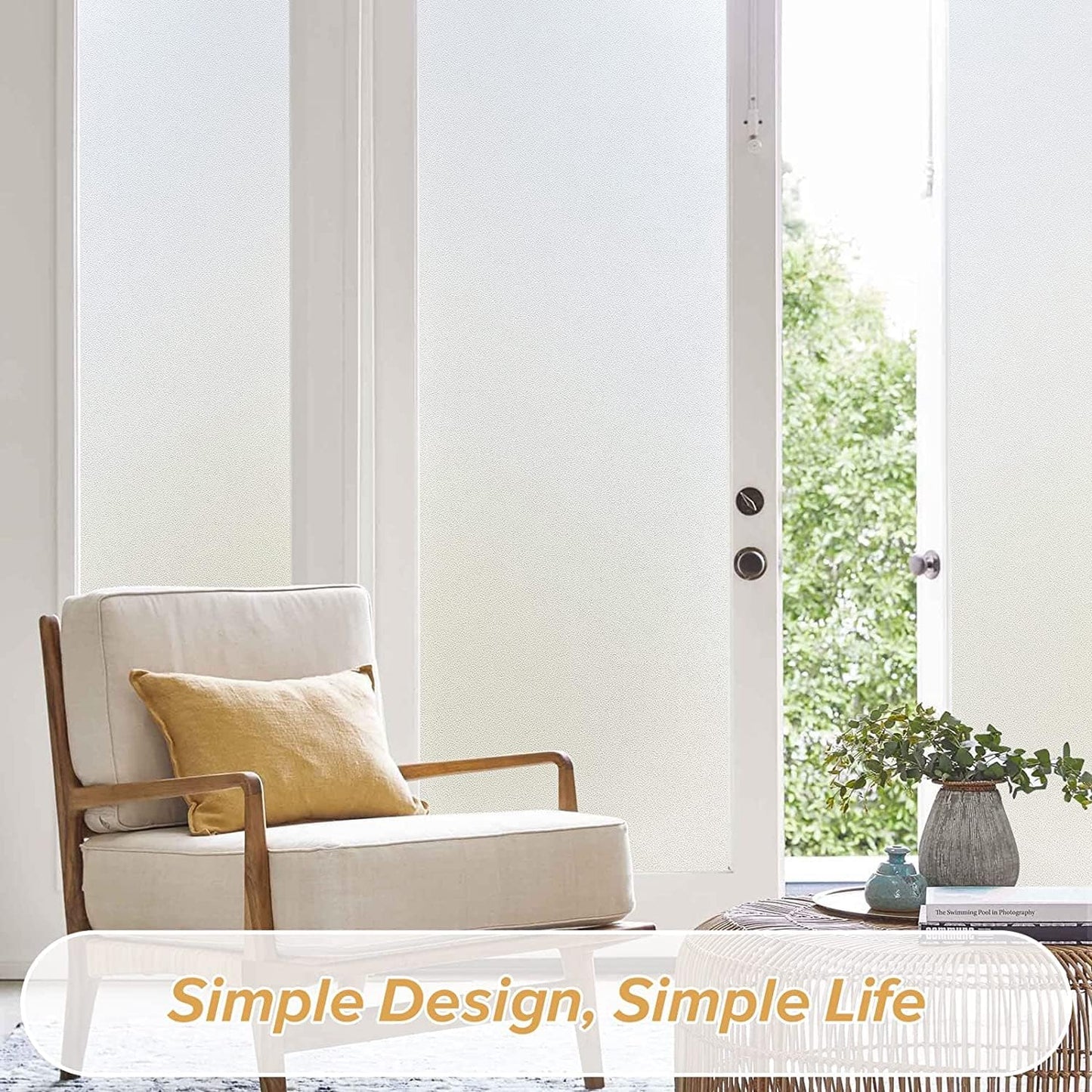 Static Cling Frosted Glass Window Film