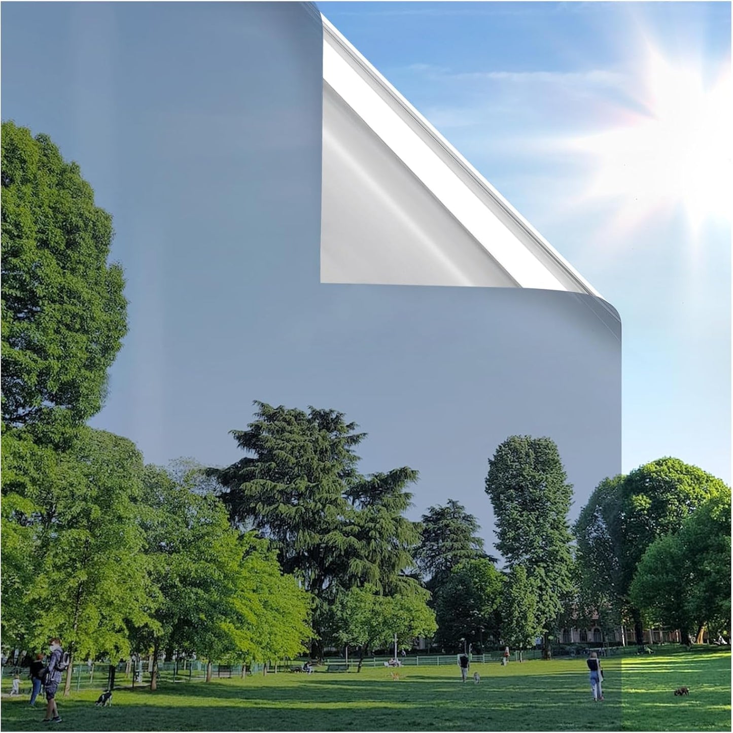 Silver Privacy One Way Window Film