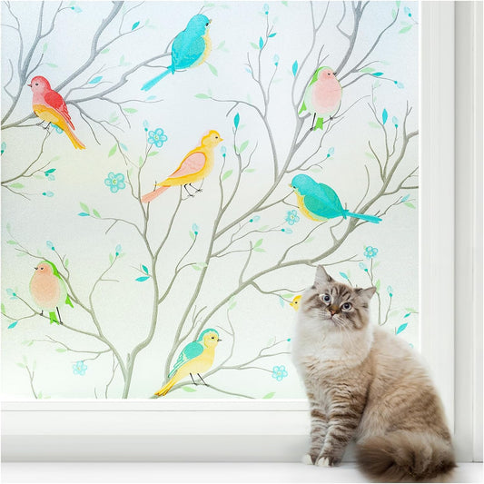 Film Static Cling UV Blocking Stained Glass Window