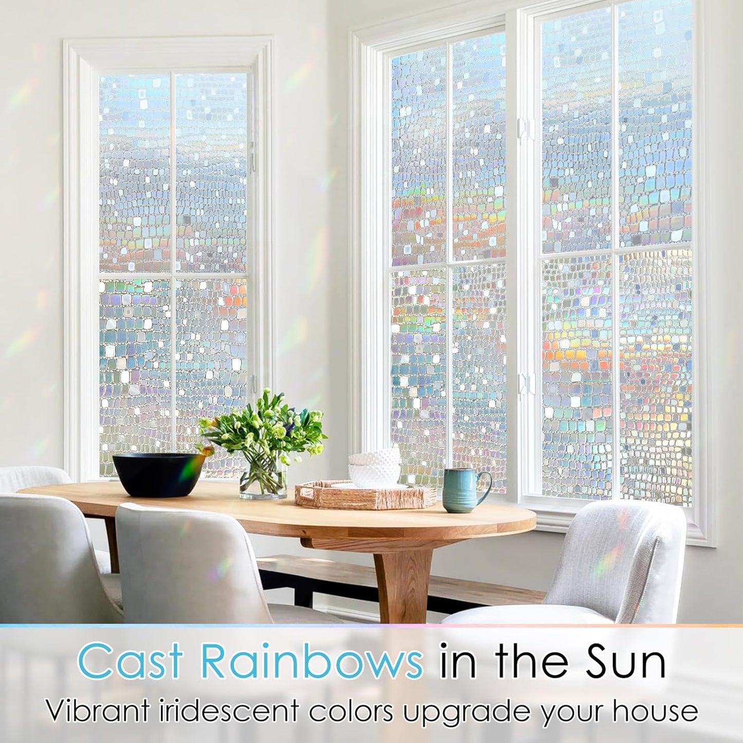 3D Stained Glass Privacy Window  Film