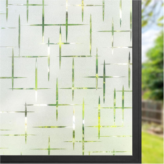 Cross Pattern UV Blocking Window Film