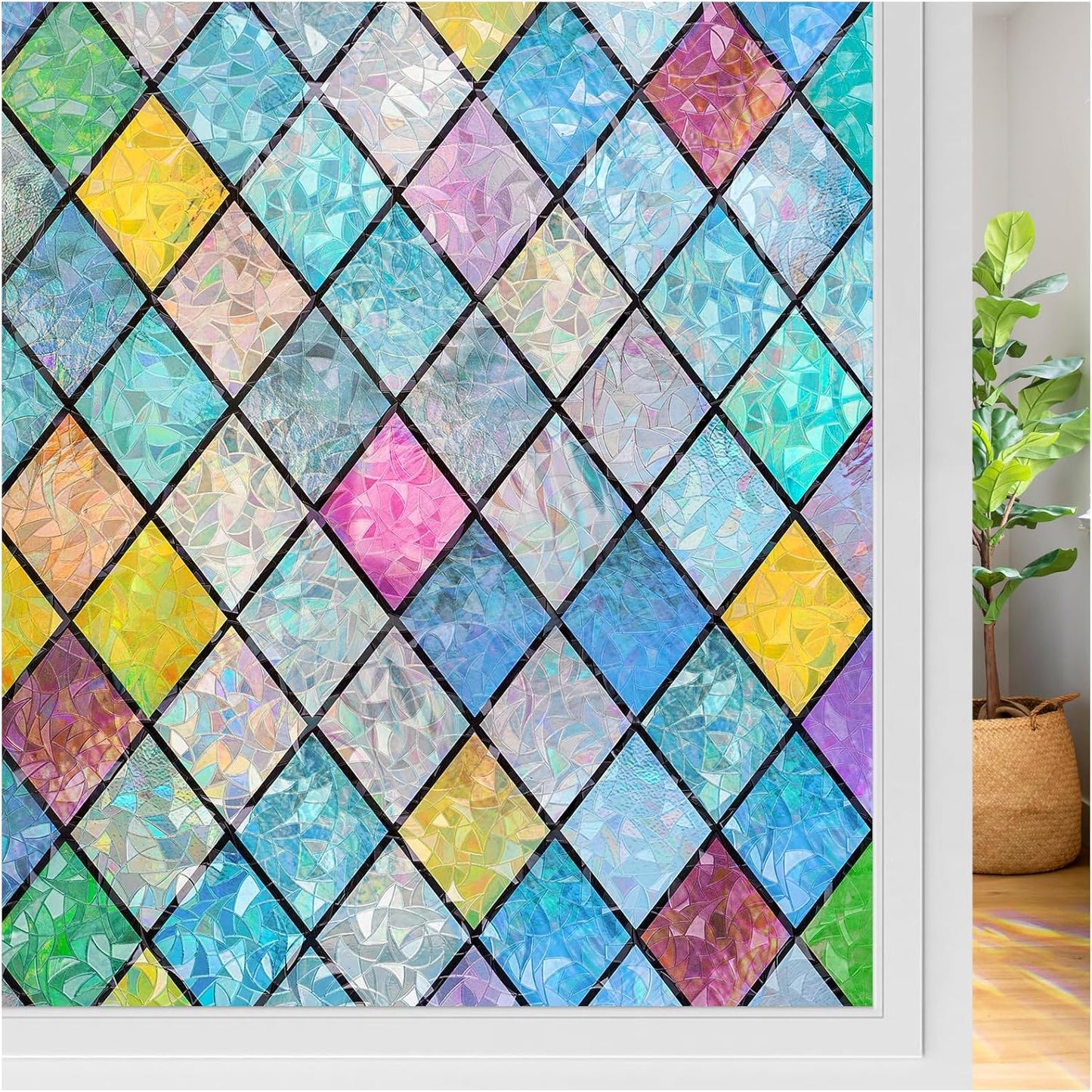 3D Rainbow Glass Window Film